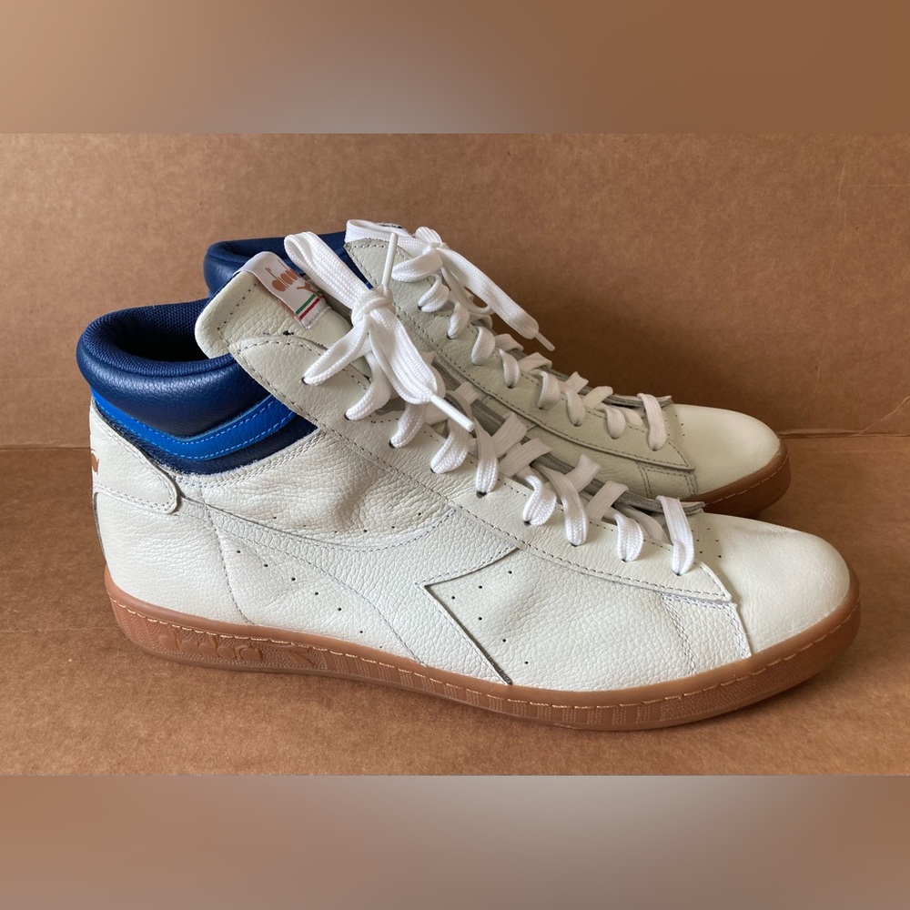 Diadora Game L High Waxed Leather Sneakers Men’s Size 12
